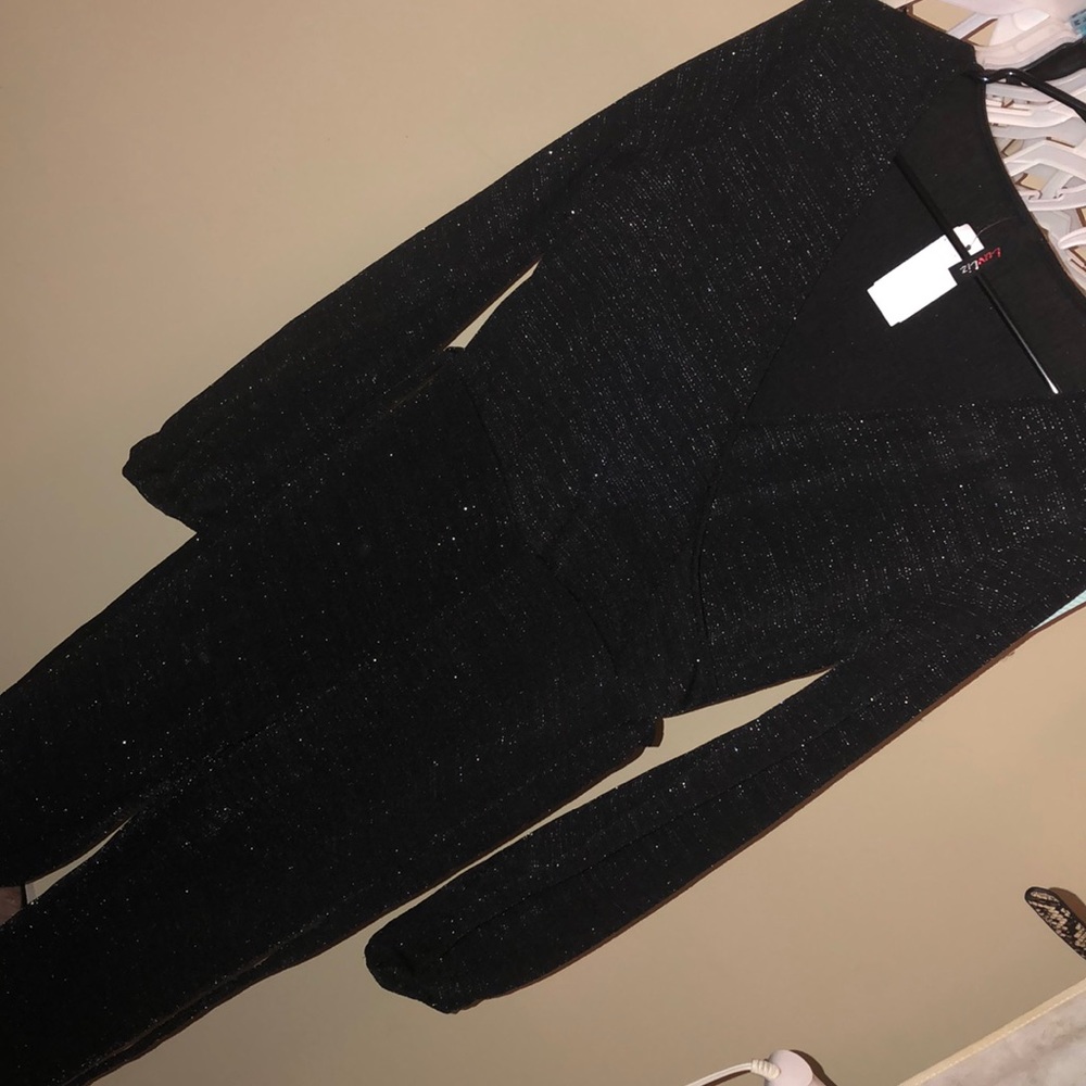 Black sparkly jumpsuit